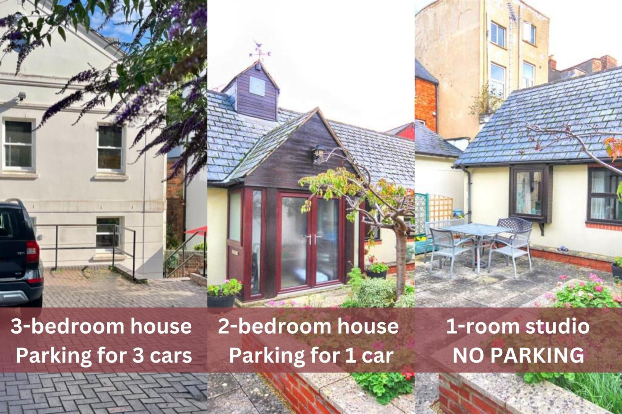 Vernon Place Town Centre, Vernon Cottage 3-Bed With Parking, 1A Vernon Court 2-Bed With Parking, 1B Studio No Parking, Off The High Street Next To Sandford Park Cheltenham Exteriör bild